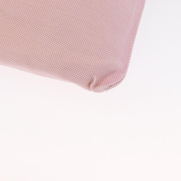 LOEWE Anagram Tote Bag Canvas Pink Silver Auth bs32333