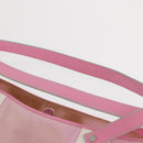 LOEWE Anagram Tote Bag Canvas Pink Silver Auth bs32333-8