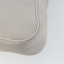 Salvatore Ferragamo Shoulder Bag Nylon Gray Silver Auth bs32334-15