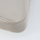 Salvatore Ferragamo Shoulder Bag Nylon Gray Silver Auth bs32334-16
