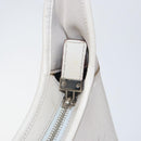 Salvatore Ferragamo Shoulder Bag Nylon Gray Silver Auth bs32334-17