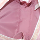 Christian Dior Trotter Canvas Pouch PVC Pink Silver Auth bs32339-14