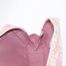 Christian Dior Trotter Canvas Pouch PVC Pink Silver Auth bs32339-15