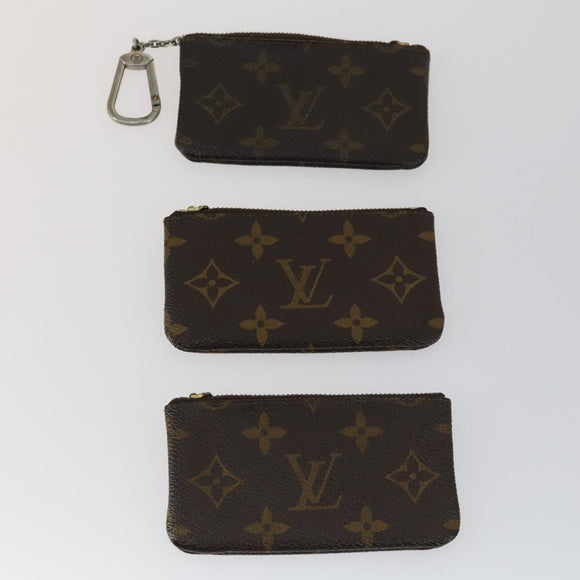 LOUIS VUITTON Monogram Geldbörse 5er Set LV Auth bs32340