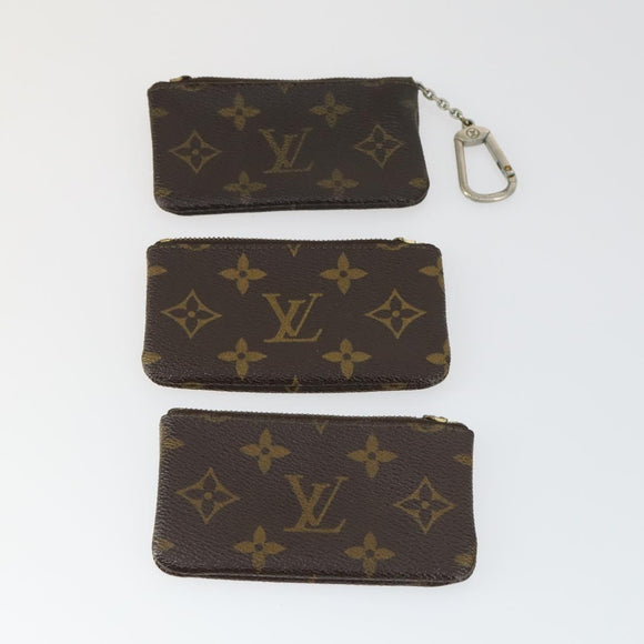 LOUIS VUITTON Monogram Geldbörse 5er Set LV Auth bs32340