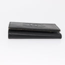 CHANEL Key Case Caviar Skin 4 Set Black CC Auth bs32341-13