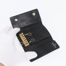 CHANEL Key Case Caviar Skin 4 Set Black CC Auth bs32341-15