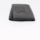 CHANEL Key Case Caviar Skin 4 Set Black CC Auth bs32341-25