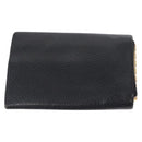 CHANEL Key Case Caviar Skin 4 Set Black CC Auth bs32341-3