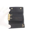 CHANEL Key Case Caviar Skin 4 Set Black CC Auth bs32341-8
