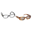 GUCCI Sunglasses plastic 2 Set Black Brown Auth bs32342-1