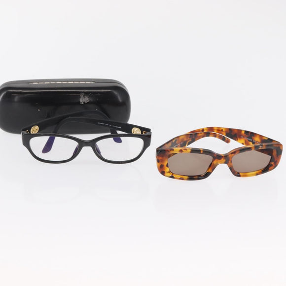 GUCCI Sunglasses plastic 2 Set Black Brown Auth bs32342