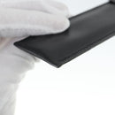 HERMES Key Case Leather 2 Set Black Orange Auth bs32344-15