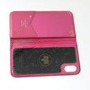 LOUIS VUITTON Monogram iPhone Case Leather 10 Set Beige LV Auth bs32346-14