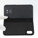 LOUIS VUITTON Monogram iPhone Case Leather 10 Set Beige LV Auth bs32346-16