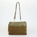 BALLY Givenchy PRADA Shoulder Bag Canvas patent 3 Set Black Brown Auth bs32347-18