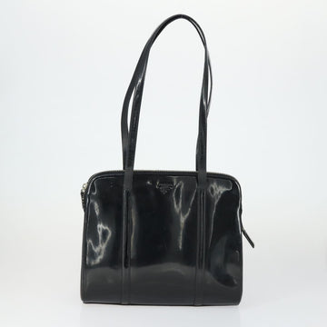 BALLY Givenchy PRADA Shoulder Bag Canvas patent 3 Set Black Brown Auth bs32347 - 0