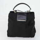 BVLGARI Shoulder Bag Canvas Leather 2 Set Black Auth bs32348-10