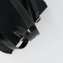 BVLGARI Shoulder Bag Canvas Leather 2 Set Black Auth bs32348-15