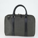 BVLGARI Shoulder Bag Canvas Leather 2 Set Black Auth bs32348-3