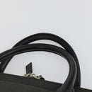 BVLGARI Shoulder Bag Canvas Leather 2 Set Black Auth bs32348-6