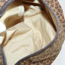 BOTTEGA VENETA Hand Bag Nylon 2 Set Black Brown Auth bs32350-17