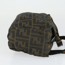 FENDI Gucci Zucca Canvas Pecan Canvas Hand Bag 4 Set Black Brown Auth bs32352-14