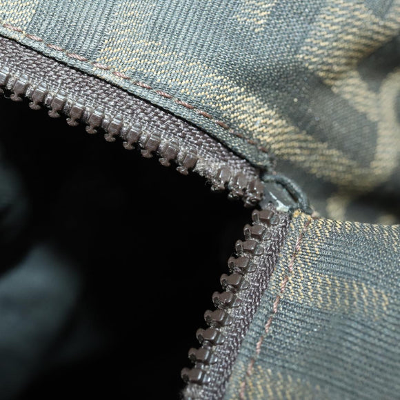 FENDI Gucci Zucca Canvas Pecan Canvas Hand Bag 4 Set Black Brown Auth bs32352
