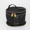 FENDI Gucci Zucca Canvas Pecan Canvas Hand Bag 4 Set Black Brown Auth bs32352-19