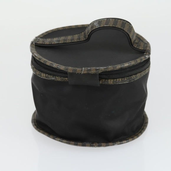 FENDI Gucci Zucca Canvas Pecan Canvas Hand Bag 4 Set Black Brown Auth bs32352