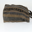 FENDI Gucci Zucca Canvas Pecan Canvas Hand Bag 4 Set Black Brown Auth bs32352-4