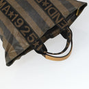 FENDI Gucci Zucca Canvas Pecan Canvas Hand Bag 4 Set Black Brown Auth bs32352-5