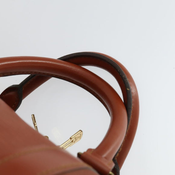 LOUIS VUITTON Epi Monogram Shoulder Strap Boston Bag 2 Set Brown LV Auth bs32354