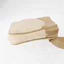 CHANEL Matelasse Waist bag Canvas Beige Gold CC Auth bs32356-3