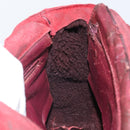 CHANEL Hand Bag Suede Red CC Auth bs32360-18