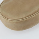 CHANEL Schultertasche Kette Lammleder Beige Gold CC Auth bs32361-16