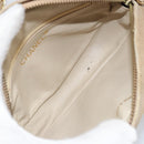 CHANEL Schultertasche Kette Lammleder Beige Gold CC Auth bs32361-11