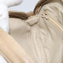 CHANEL Schultertasche Kette Lammleder Beige Gold CC Auth bs32361-19