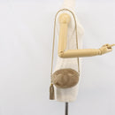 CHANEL Schultertasche Kette Lammleder Beige Gold CC Auth bs32361-22