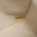 CHANEL Chain Matelasse Shoulder Bag Lamb Skin White Gold CC Auth bs32363-20