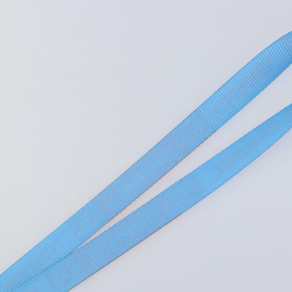 CHANEL Sports Necklace Strap Canvas Red Blue CC Auth bs32372