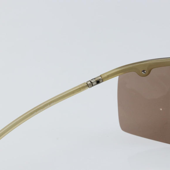 PRADA Sunglasses plastic Beige Auth bs32375