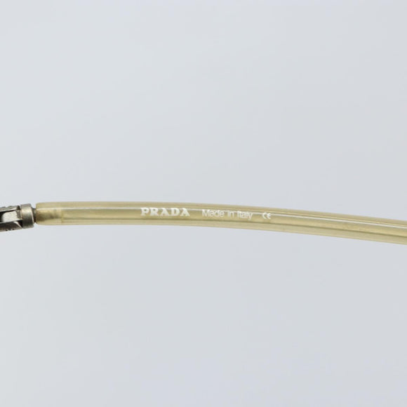 PRADA Sunglasses plastic Beige Auth bs32375