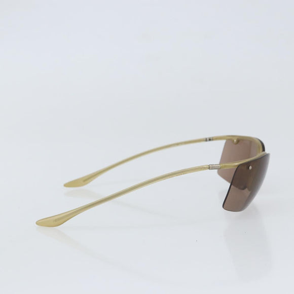 PRADA Sunglasses plastic Beige Auth bs32375
