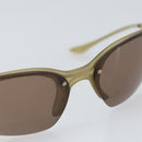 PRADA Sunglasses plastic Beige Auth bs32375-7