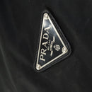 PRADA Boston Bag Nylon Black Silver Auth bs32377-14