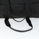 PRADA Boston Bag Nylon Black Silver Auth bs32377-7