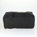 PRADA Boston Bag Nylon Black Silver Auth bs32377-9