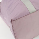 PRADA Tote Bag Nylon Pink Silver Auth bs32378-15