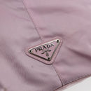 PRADA Tote Bag Nylon Pink Silver Auth bs32378-17